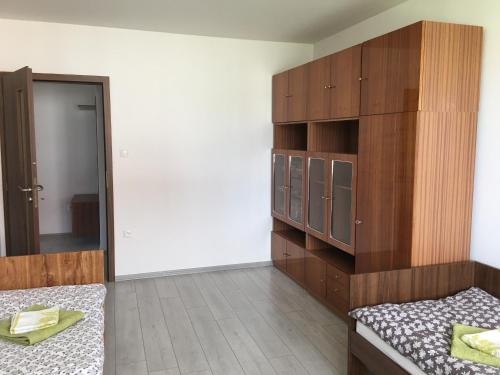 Postel nebo postele na pokoji v ubytování Apartmán Krásná vyhlídka