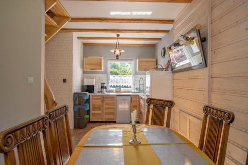 Dapur atau dapur kecil di Chata Na Zaciszu