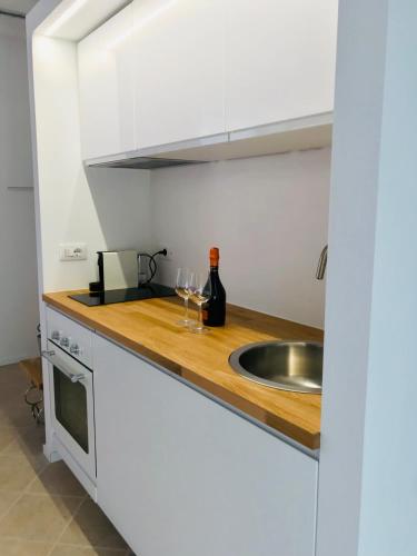 Dapur atau dapur kecil di Casa vacanza Apollodoro