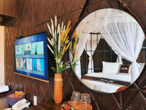 TV/trung tâm giải trí tại Kha Thy Hotel 2