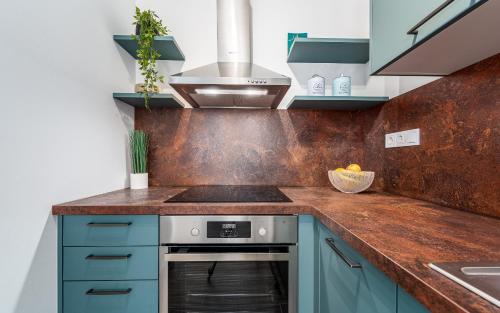 Η κουζίνα ή μικρή κουζίνα στο Apartment Sabbia