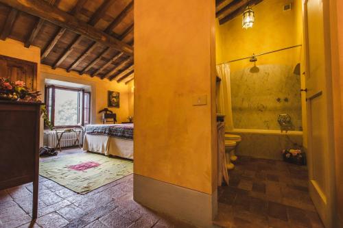 Vannituba majutusasutuses La Veronica Exclusive Chianti Resort