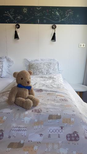 Postel nebo postele na pokoji v ubytování Móra guesthouse