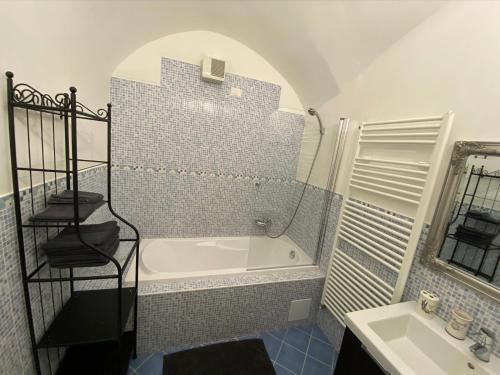 Ένα μπάνιο στο Apartmány Kováčska