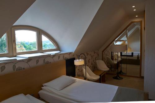 Postel nebo postele na pokoji v ubytování Hotel Bulwar