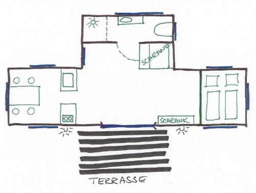 Tiny House Steirerbuaの見取り図または間取り図