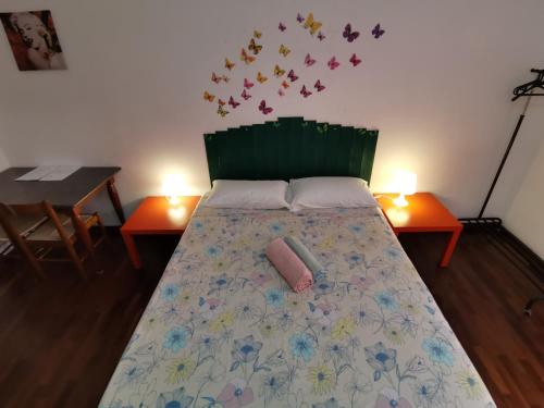 Ein Bett oder Betten in einem Zimmer der Unterkunft Sepulveda