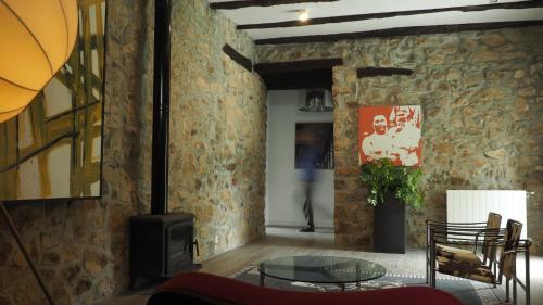 Гостиная зона в Casa Rural Martiamuno Landetxea