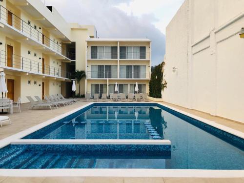Der Swimmingpool an oder in der Nähe von Hotel Huatulco Máxico
