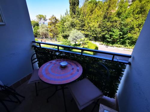 Balkoni atau teres di Garda Apartments in Euroresidence