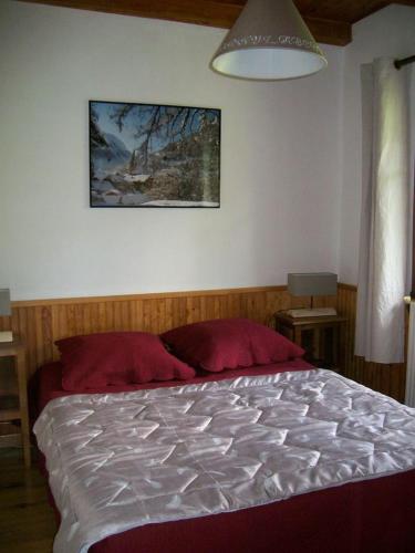 Postel nebo postele na pokoji v ubytování Gîtes Vallouise Ecrins