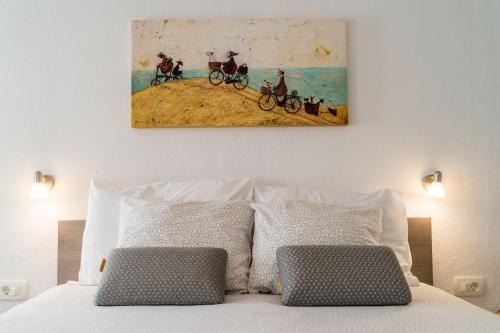 Postel nebo postele na pokoji v ubytování Apartment Mo-Mo