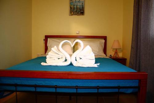Cama o camas de una habitación en Kaktos 1