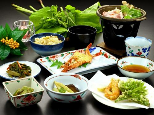 Makanan di atau berdekatan ryokan