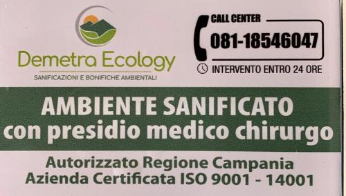 a sign for an antimicrobial antibiotic antibiotic meliotic clinic at Flower Suites Sorrento in Sorrento