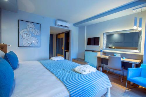 Numa Bay Exclusive Hotel - Ultra All Inclusiveにあるベッド