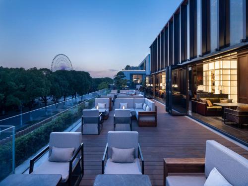 Χώρος καθιστικού στο Park Hyatt Suzhou
