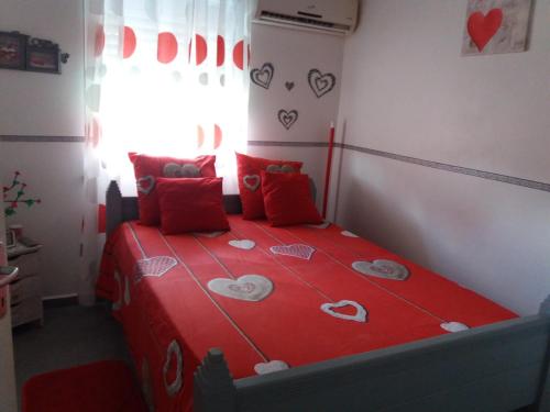 Postel nebo postele na pokoji v ubytování Villa Bananier