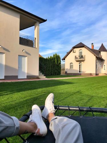 Jardí fora de Aria apartman