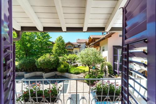 Balkón nebo terasa v ubytování Hotel Ristorante Lewald