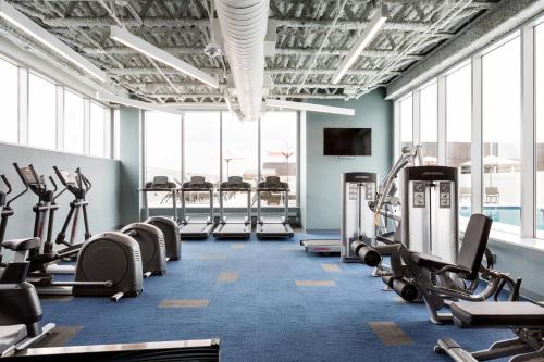 Gimnasio o instalaciones de fitness de Holiday Inn Washington Capitol-National Mall, an IHG Hotel