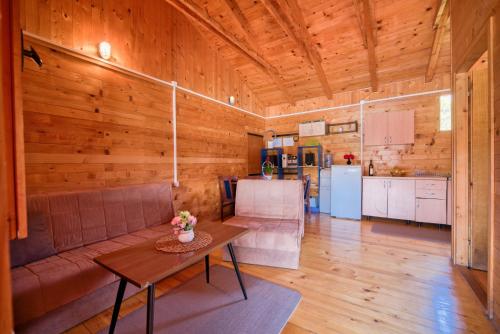Kuchyň nebo kuchyňský kout v ubytování Rudovic River House