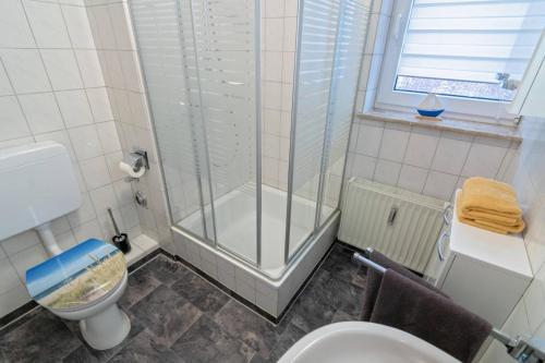 Koupelna v ubytování Ferienwohnung Asgard