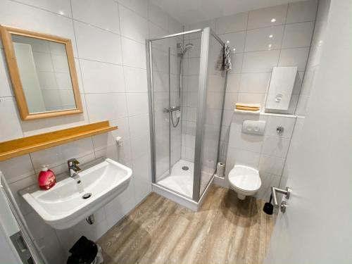 Ένα μπάνιο στο Appartmentanlage Zur Düne