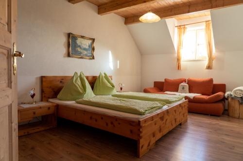 Katil atau katil-katil dalam bilik di Berghof Thurnergut