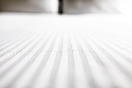 a black and white photo of a white floor at Whitebridge Hotel in Whitebridge