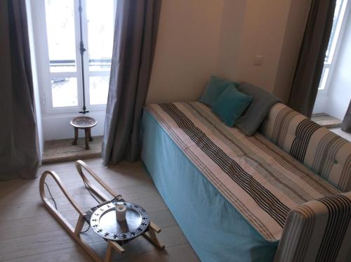 Cama o camas de una habitación en Appartement Résidence Astoria