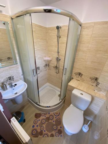 Koupelna v ubytování Penzion Zuzka