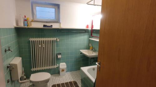 Bathroom sa Schloßberg Ferienwohnung