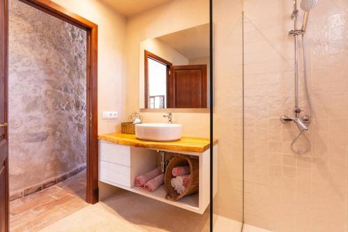 Phòng tắm tại Molí D,en Barret