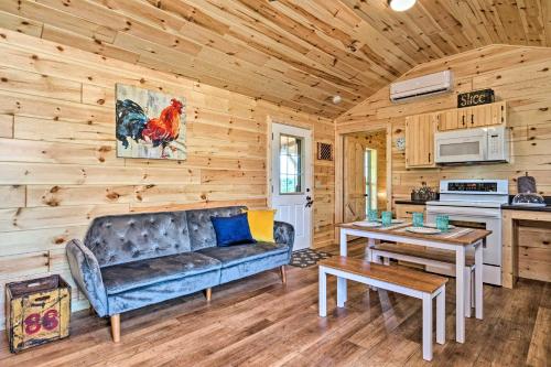 Mammoth Cave Cabin Porch, Lake, and Waterfall!