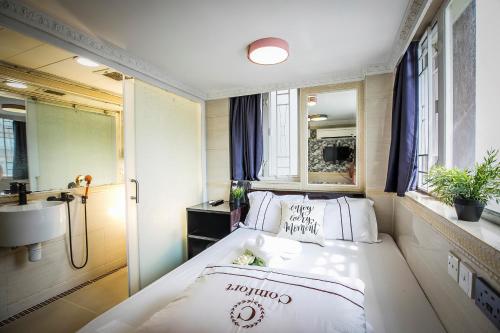 Postel nebo postele na pokoji v ubytování Hostel TST