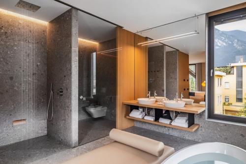 Koupelna v ubytování ESSENCE - Charming Suites