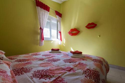 Postel nebo postele na pokoji v ubytování Holiday home Nostalgija