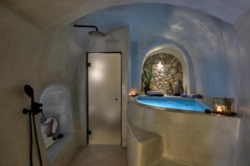 Koupelna v ubytování Floria Suites