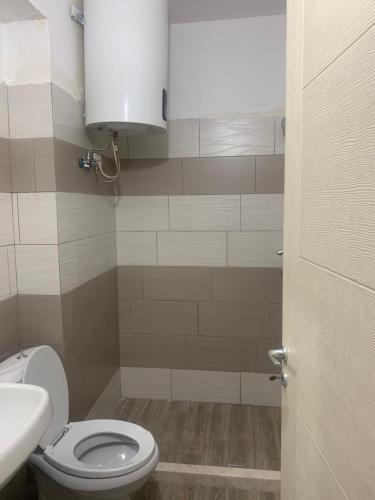 Koupelna v ubytování Blevim place