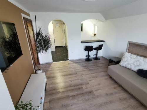 Χώρος καθιστικού στο Apartments Bernard