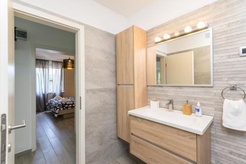 Koupelna v ubytování Apartment Pearl of Kvarner , Opatija