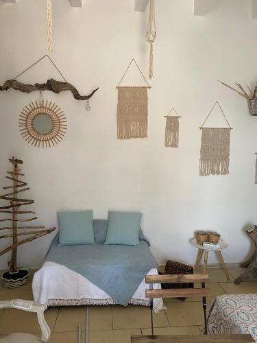 Zona de estar de Masseria li Vecchi