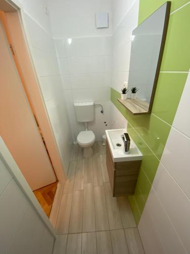 Koupelna v ubytování Sobe Kaki in kivi