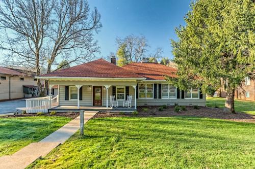 a home with a red roof at Upcountry Inn in Helen