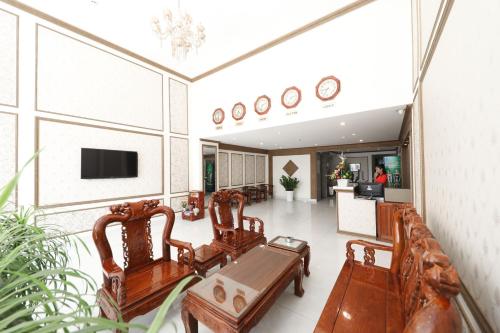 TV/trung tâm giải trí tại Minh Hoang Hotel