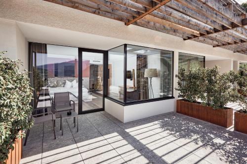 Μπαλκόνι ή βεράντα στο Haller Suites & Restaurant