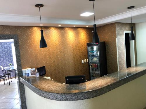 The lobby or reception area at Hotel Serra das Águas