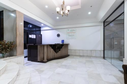 The lobby or reception area at Hotel Foliage