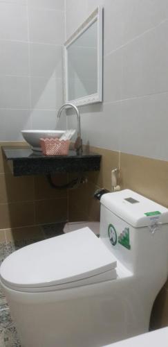 Koupelna v ubytování LẠI NGUYỄN BOUTIQUE HOTEL